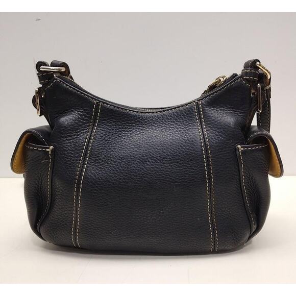 Dooney & Bourke Small Black Pebbled Leather Hobo Shoulder Bag - Picture 2 of 14